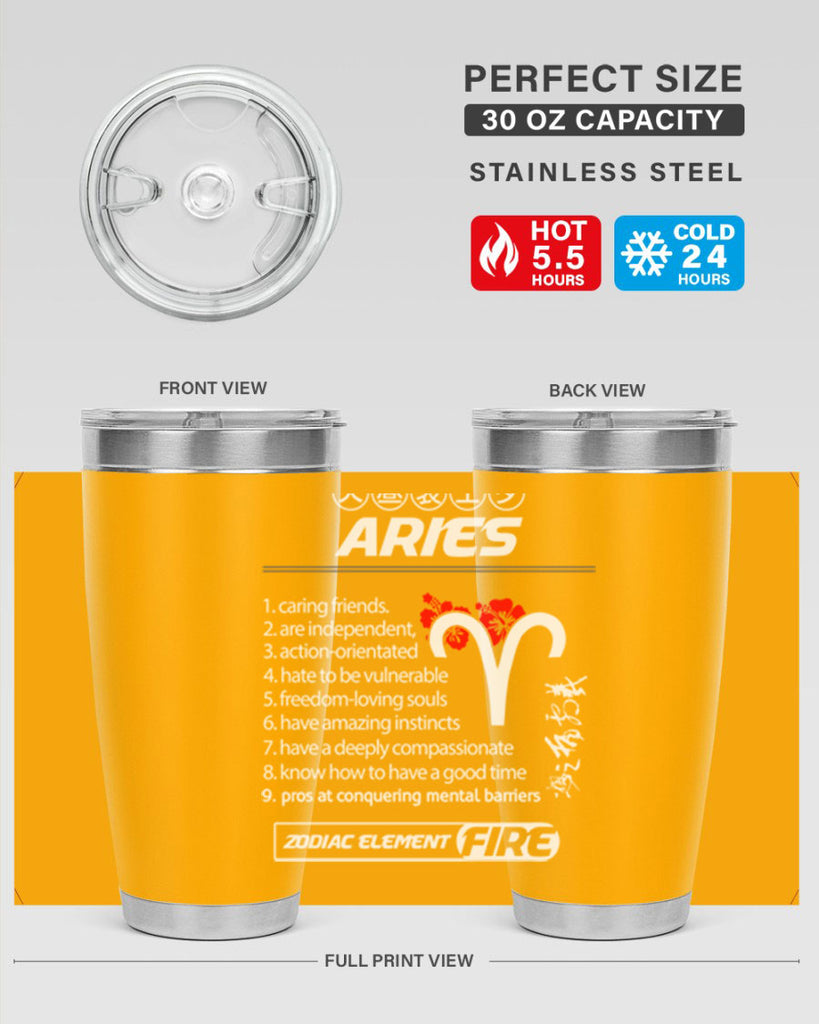 aries 137#- zodiac- Tumbler