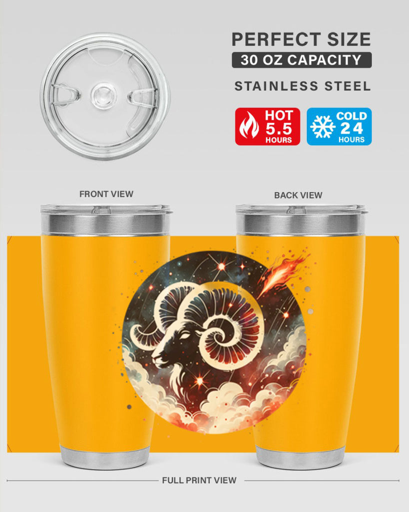 aries 140#- zodiac- Tumbler