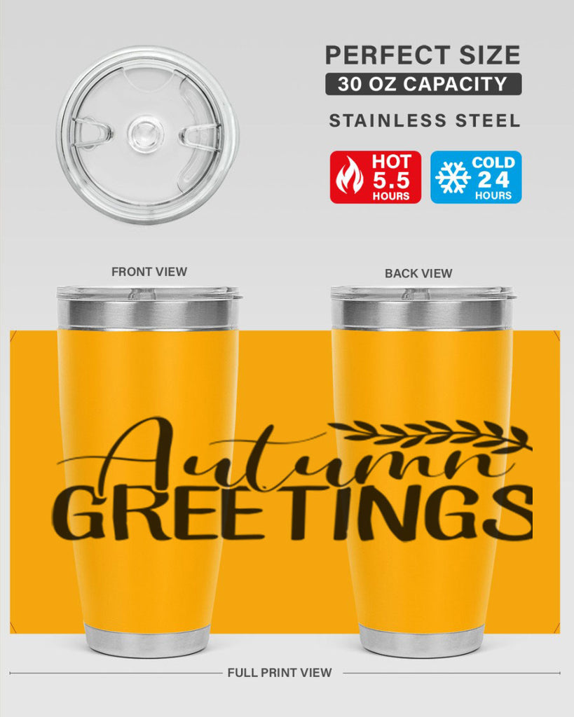 autumn greetings 13#- fall- Tumbler