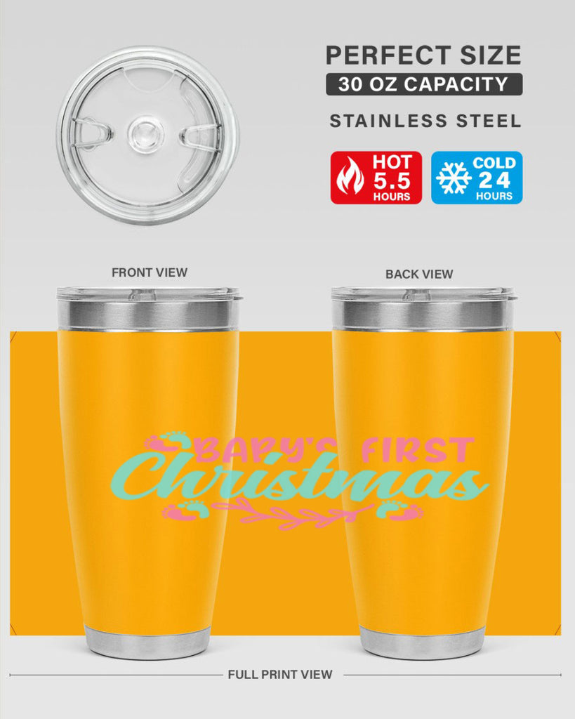 babys first christmas Style 287#- baby- tumbler