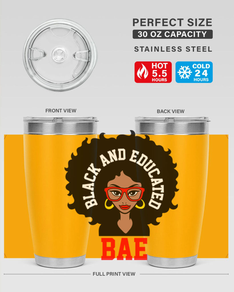 bae black and educated 267#- black words phrases- Cotton Tank