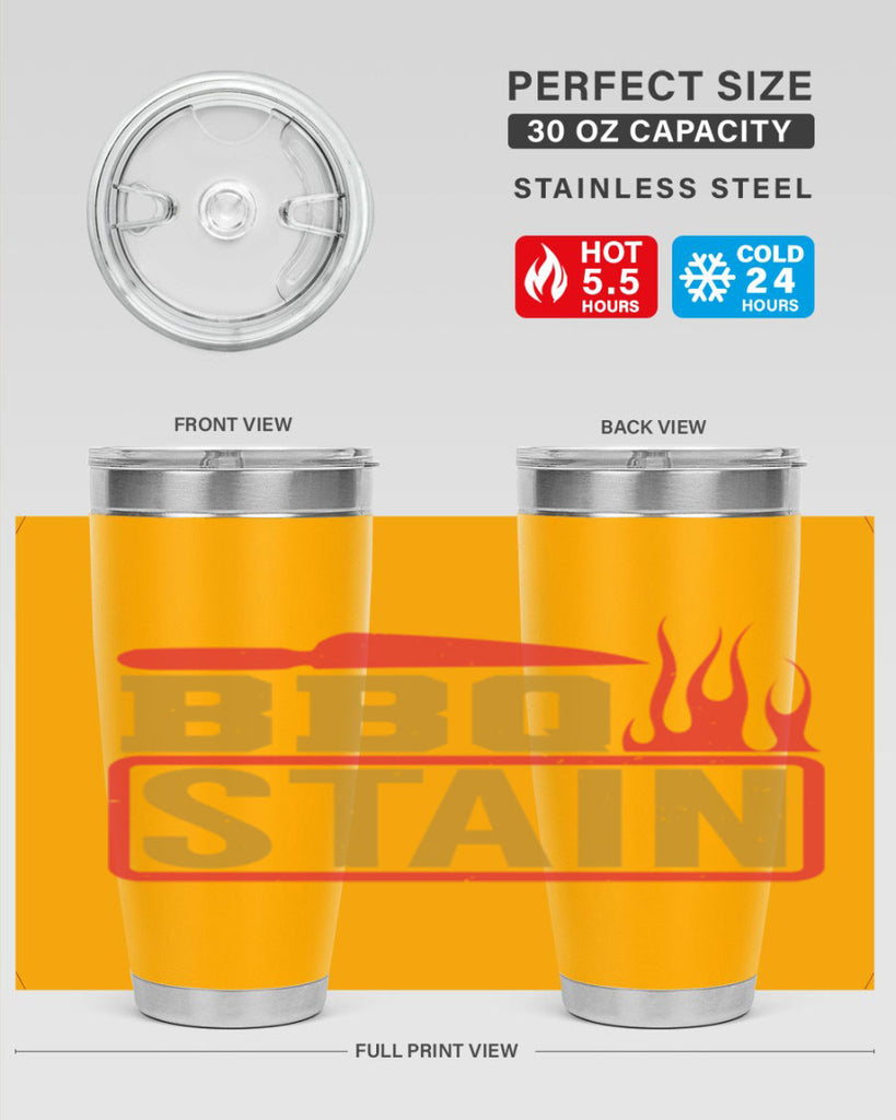 bbq stain 3#- bbq- Tumbler
