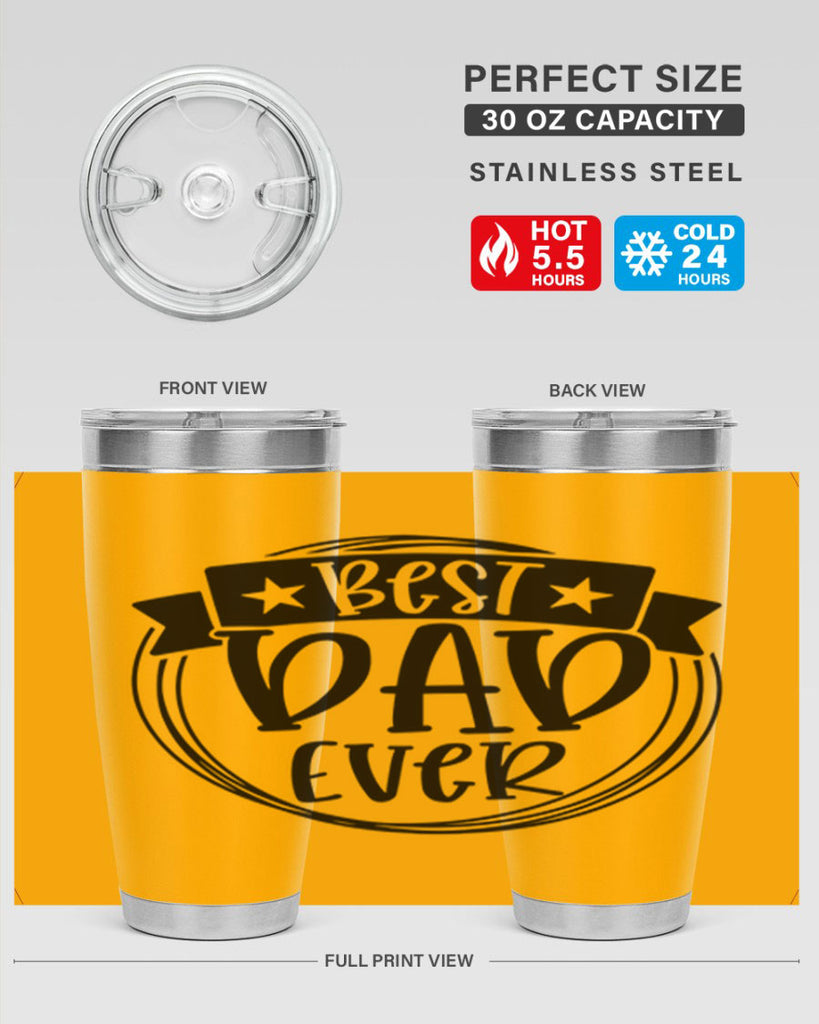 best dad ever 72#- fathers day- Tumbler