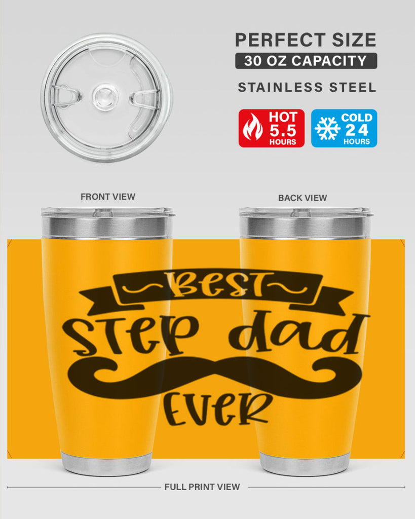 best step dad ever 70#- fathers day- Tumbler