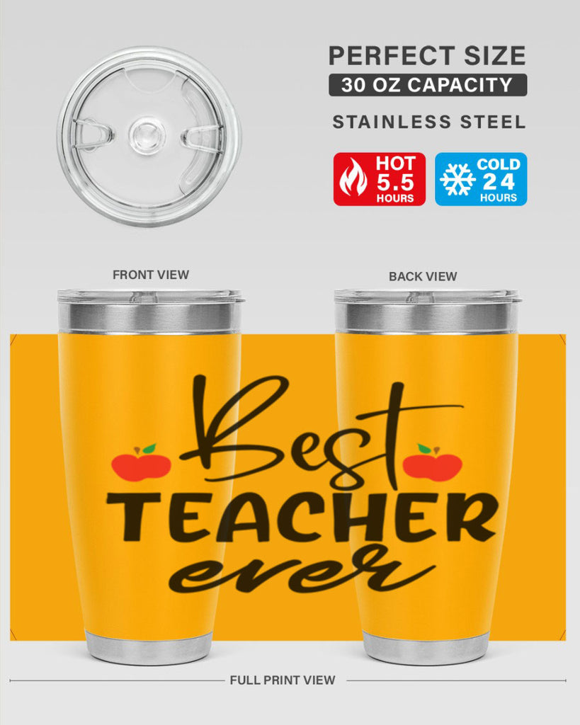 best teacher ever Style 188#- teacher- tumbler