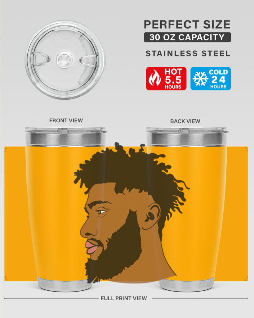black man style 3#- black men - boys- tumbler