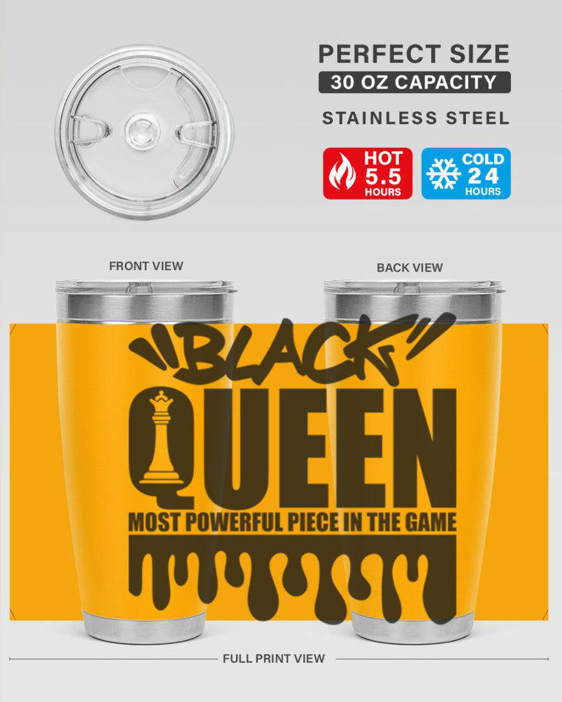 black queen 213#- black words phrases- Cotton Tank