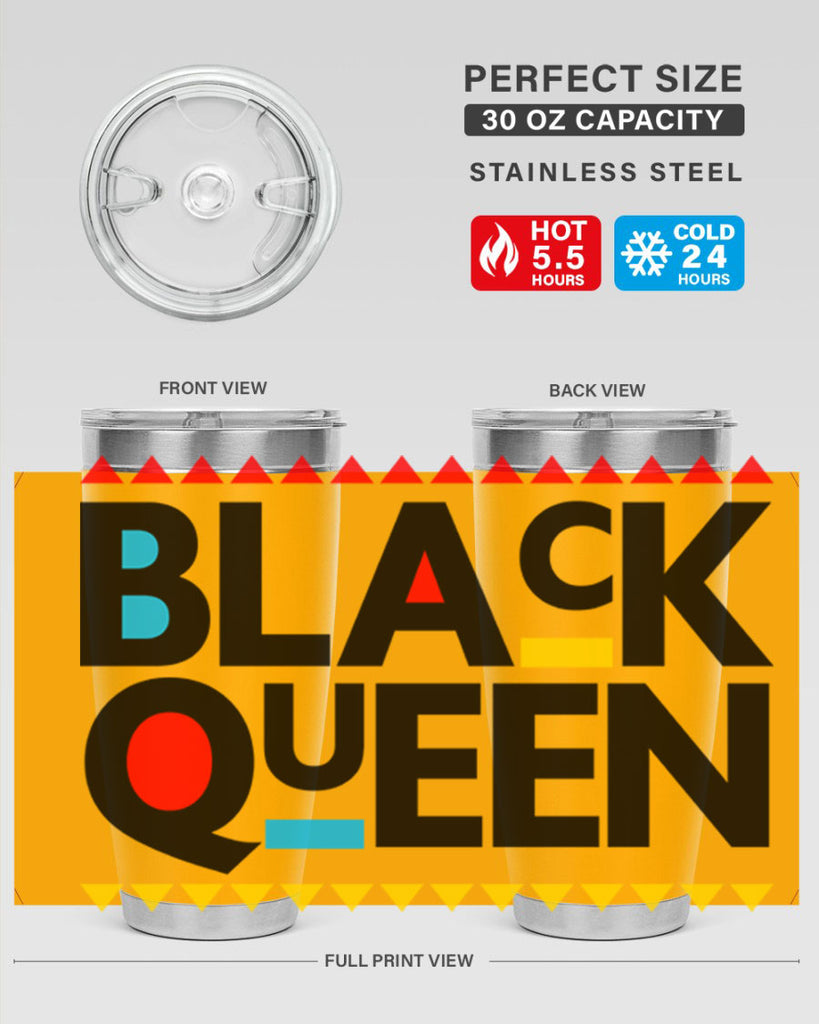 black queen 222#- black words phrases- Cotton Tank
