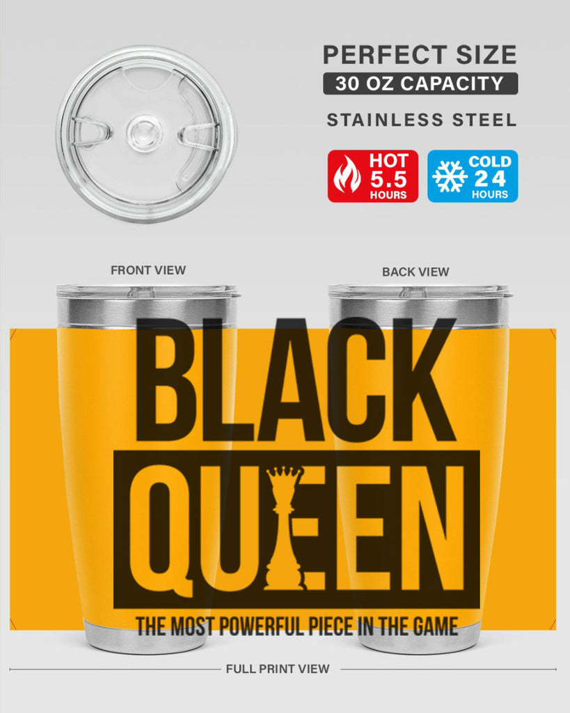 black queen chess 224#- black words phrases- Cotton Tank
