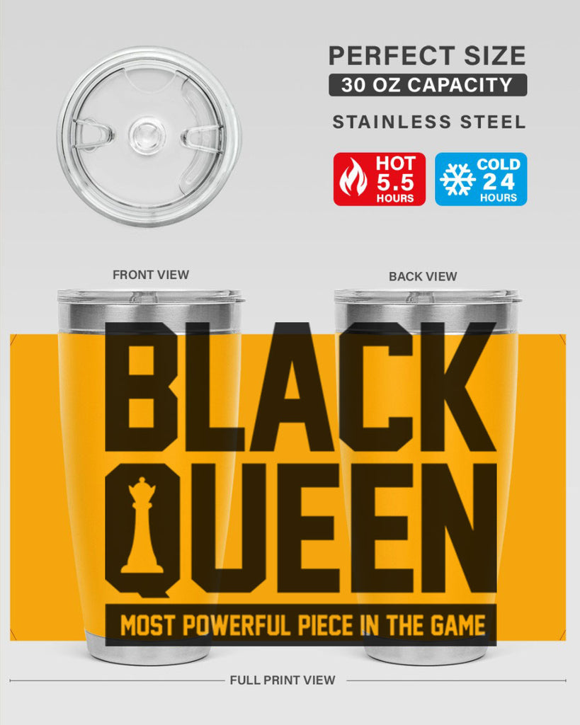 black queenchess 194#- black words phrases- Cotton Tank