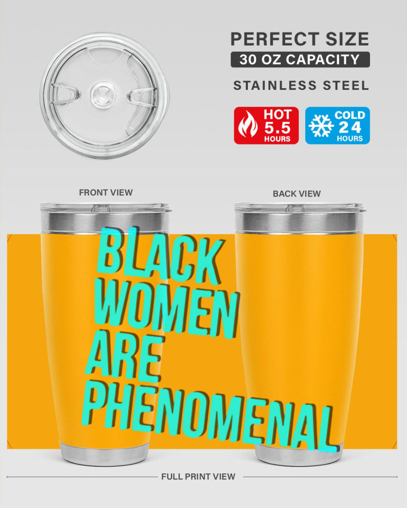 black woman are phenomenal color 216#- black words phrases- Cotton Tank