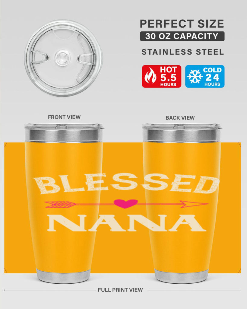 blessed nana 34#- grandma - nana- Tumbler