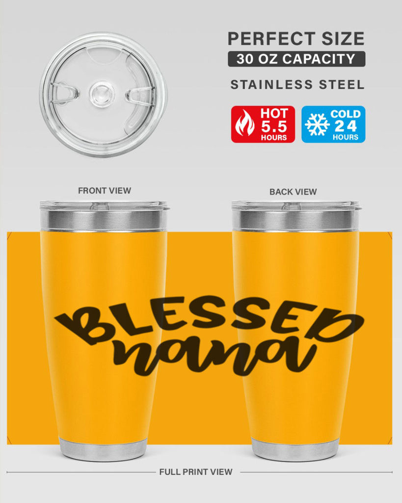 blessed nana 59#- grandma - nana- Tumbler