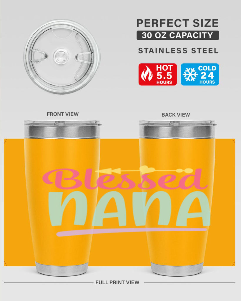blessed nana 60#- grandma - nana- Tumbler