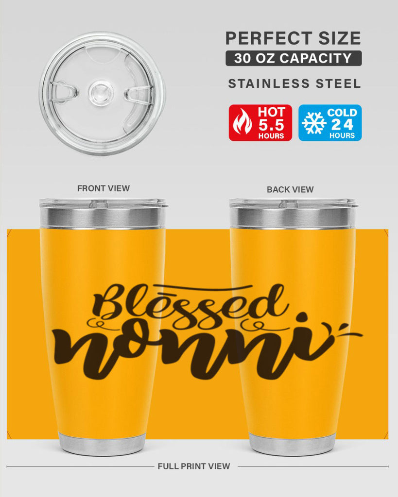blessed nonni 57#- grandma - nana- Tumbler