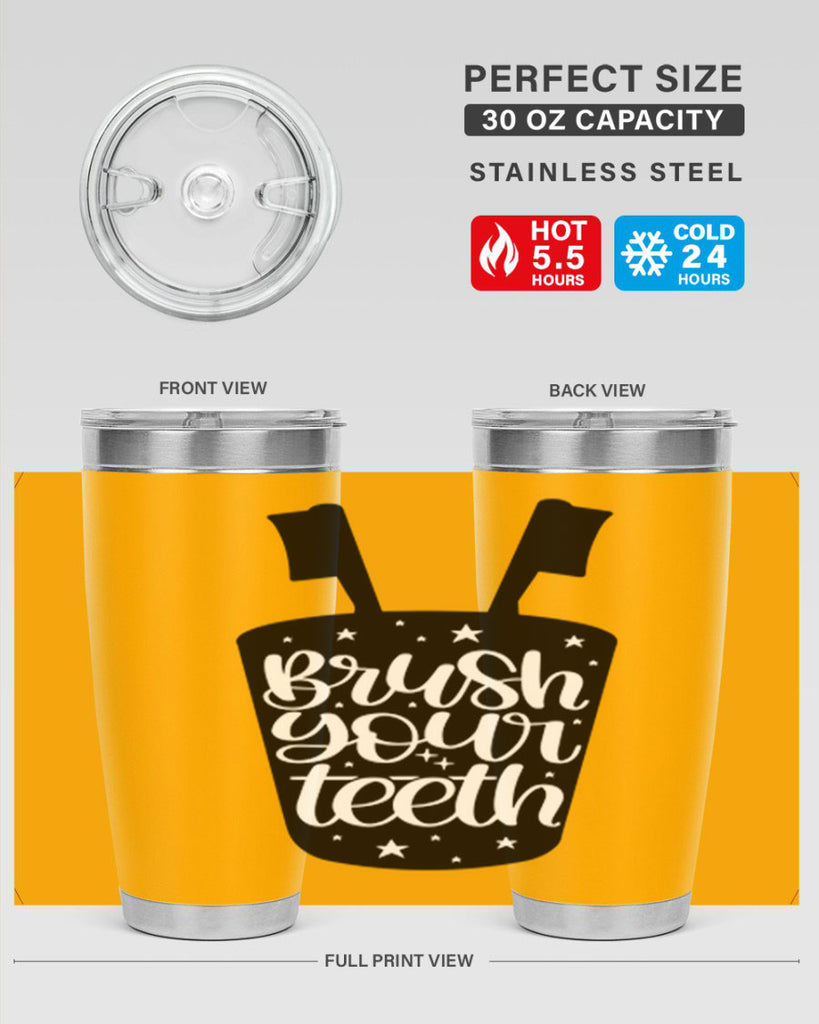 brush your teeth 45#- bathroom- Tumbler