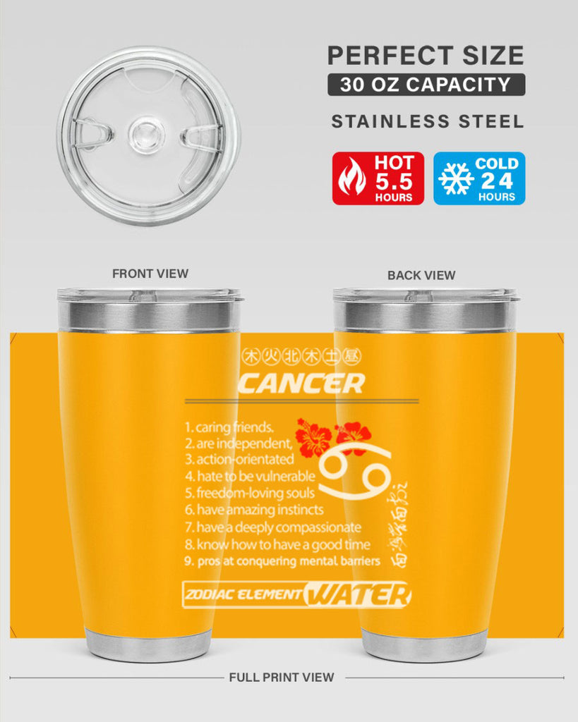 cancer 175#- zodiac- Tumbler