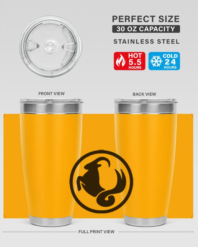 capricorn 203#- zodiac- Tumbler