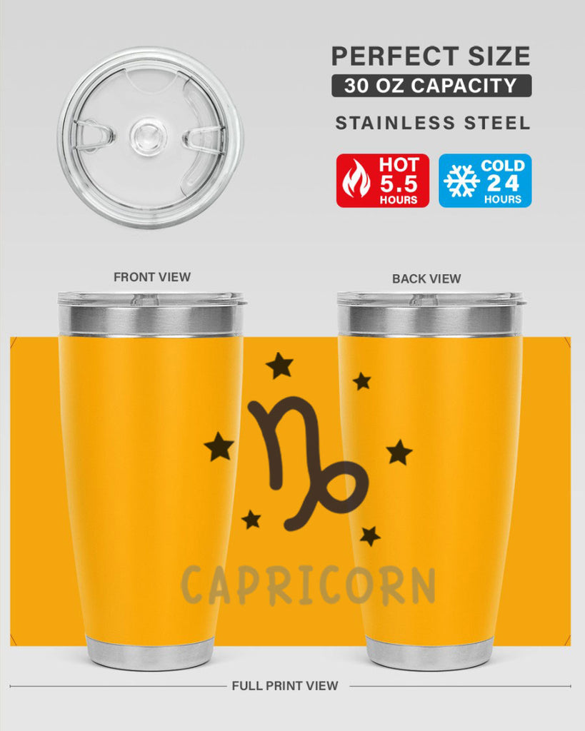 capricorn 206#- zodiac- Tumbler