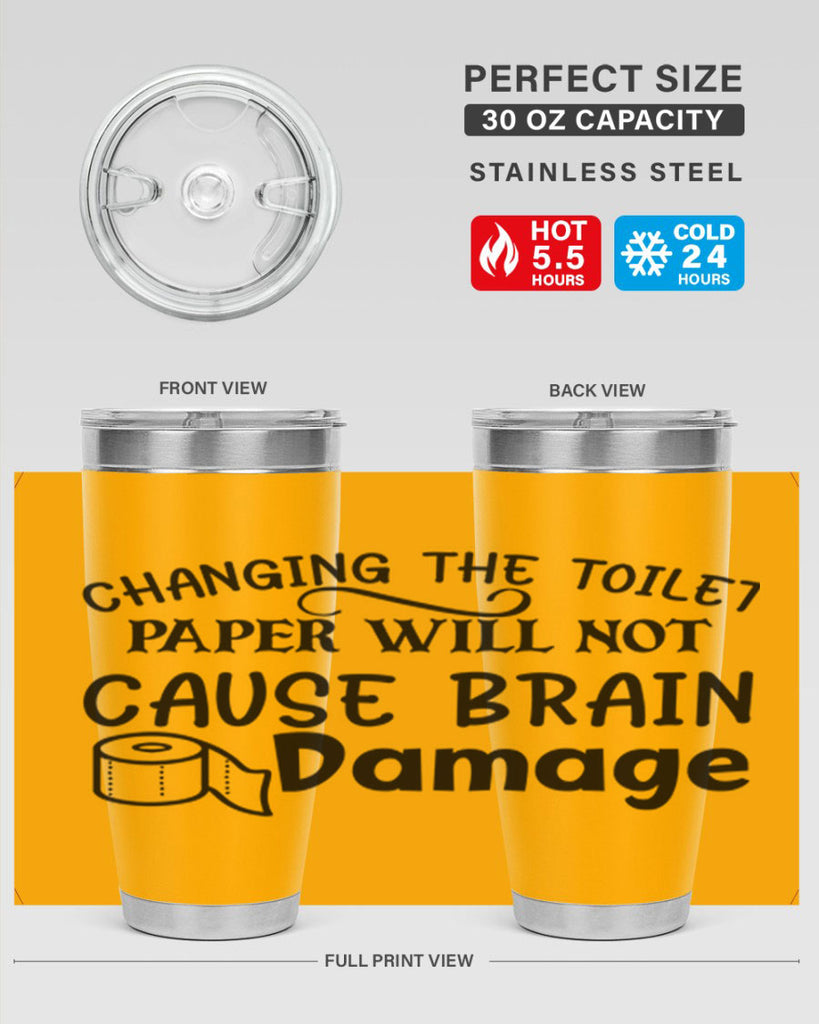 changing the toilet paper will not cause brain damage 86#- bathroom- Tumbler