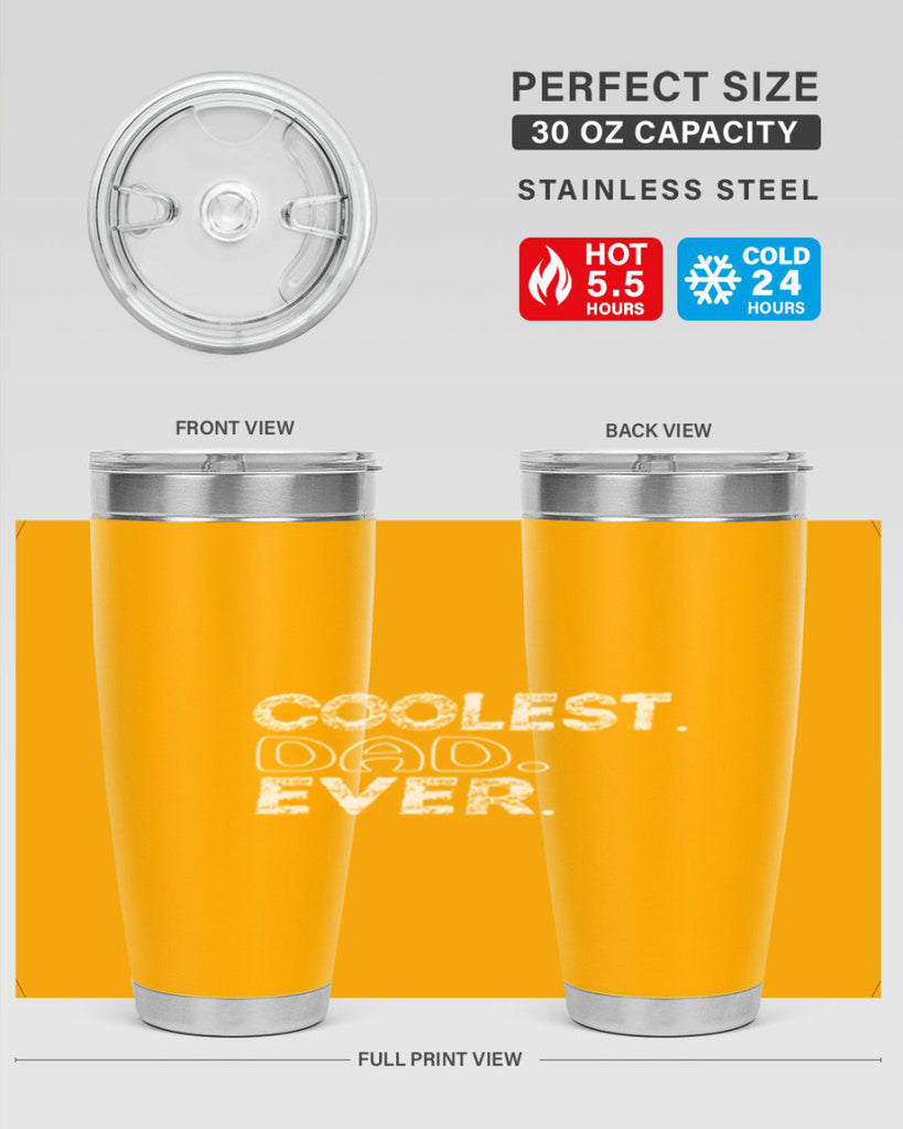 coolest dad ever 38#- dad- Tumbler