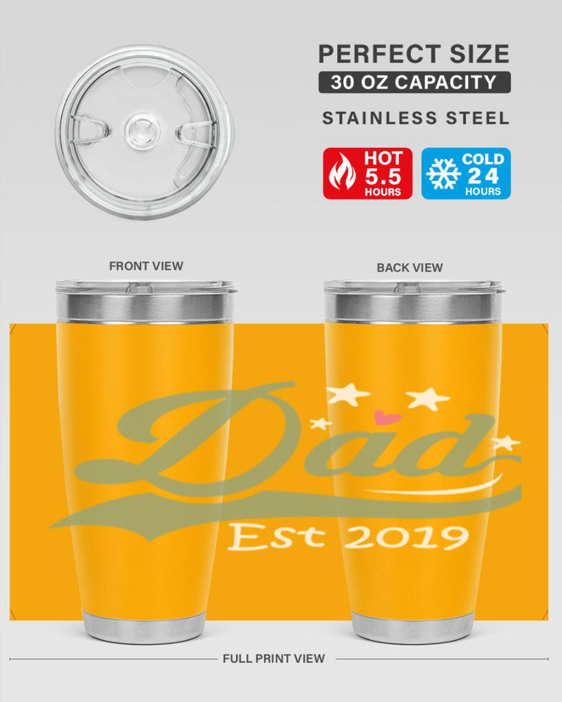 dad est 101#- fathers day- Tumbler