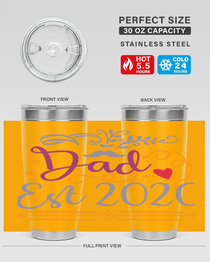 dad est 97#- fathers day- Tumbler