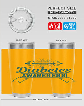 diabetes awareness Style 3#- diabetes- Tumbler