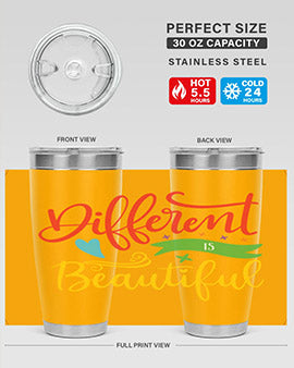 different is beautiful Style 11#- autism- Tumbler