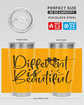 different is beautiful Style 12#- autism- Tumbler