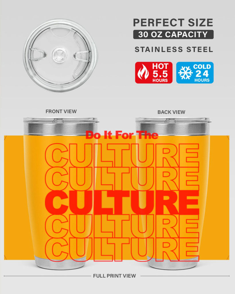 do it for the culture 170#- black words phrases- Cotton Tank