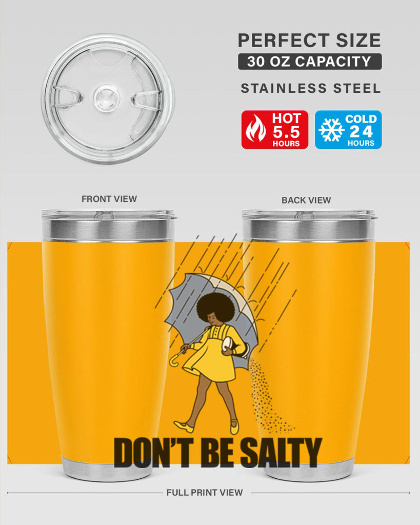 dont be salty 169#- black words phrases- Cotton Tank