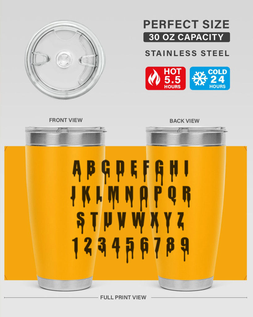 drip font 164#- black words phrases- Cotton Tank