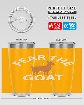fear the goat Style 4#- goat- Tumbler