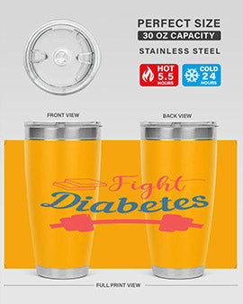 fight diabetes Style 38#- diabetes- Tumbler