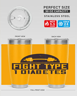fight type diabetes Style 37#- diabetes- Tumbler