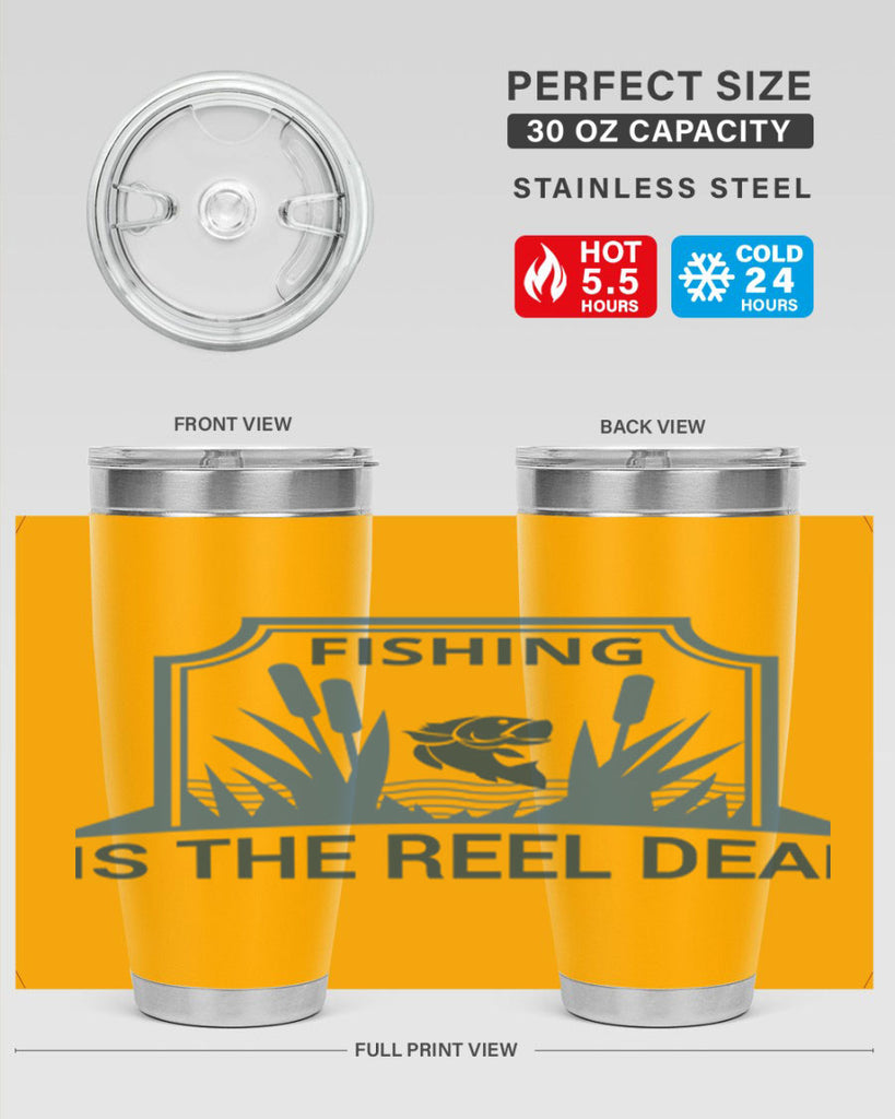 fishing is the real deal 138#- fishing- Tumbler