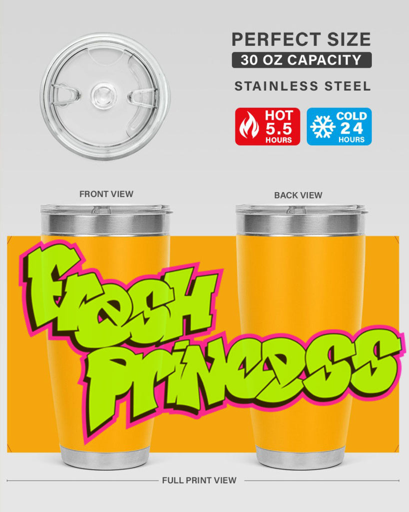 fresh princess 145#- black words phrases- Cotton Tank