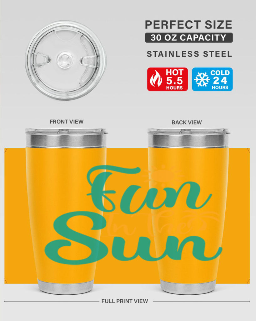 fun in the sun Style 104#- summer- Tumbler
