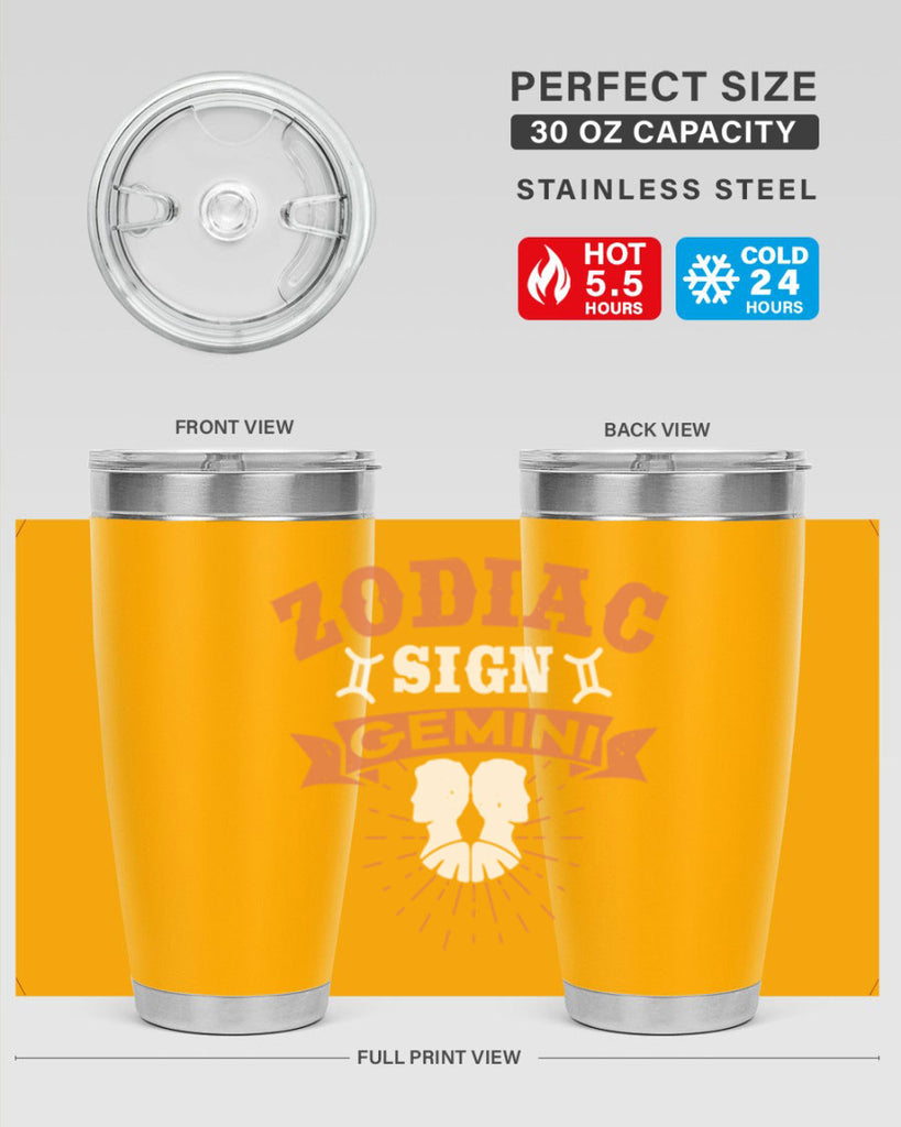 gemini 246#- zodiac- Tumbler