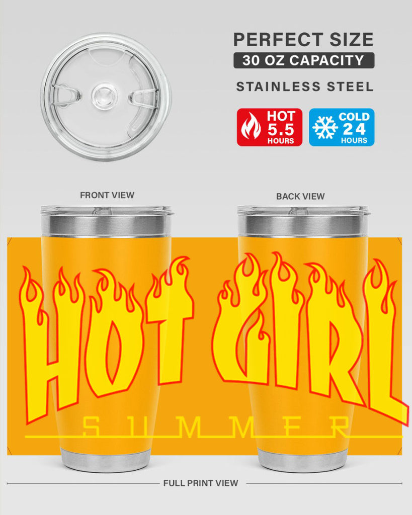 hot girl  summer fire 123#- black words phrases- Cotton Tank