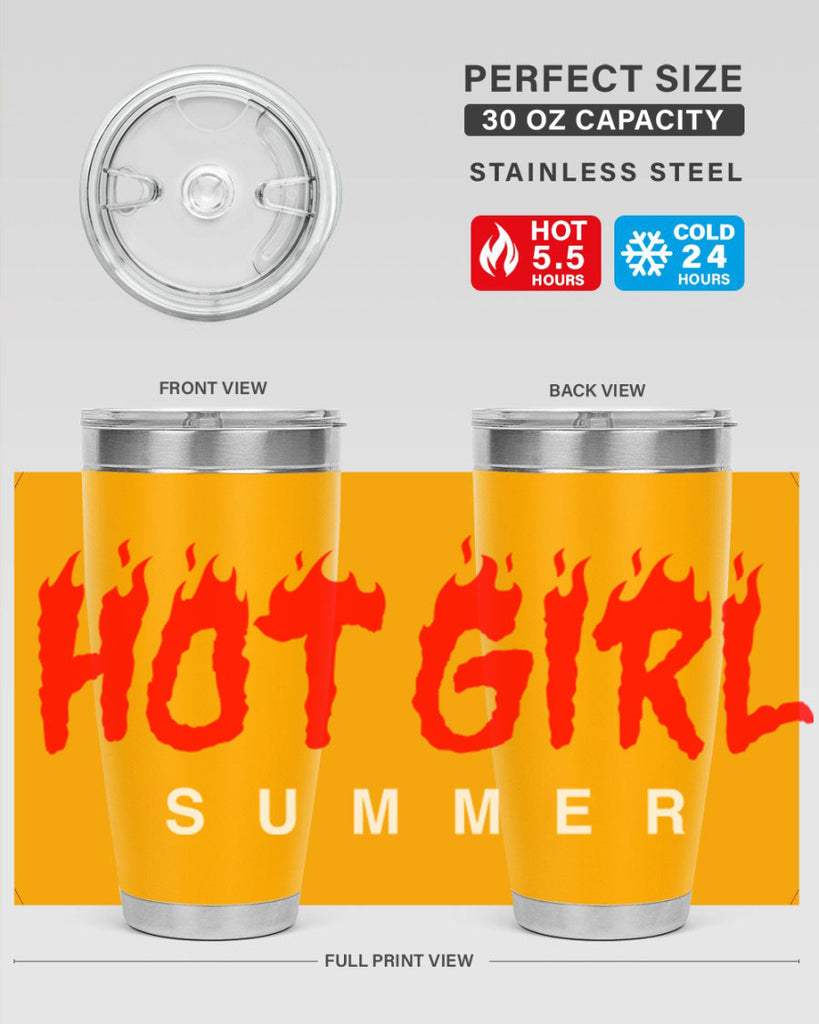 hot girl  summer fire 124#- black words phrases- Cotton Tank