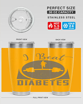 i beat diabetes Style 33#- diabetes- Tumbler
