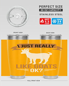 i just really like goats ok Style 3#- goat- Tumbler