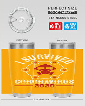 i survived coronavirus Style 32#- corona virus- Tumbler