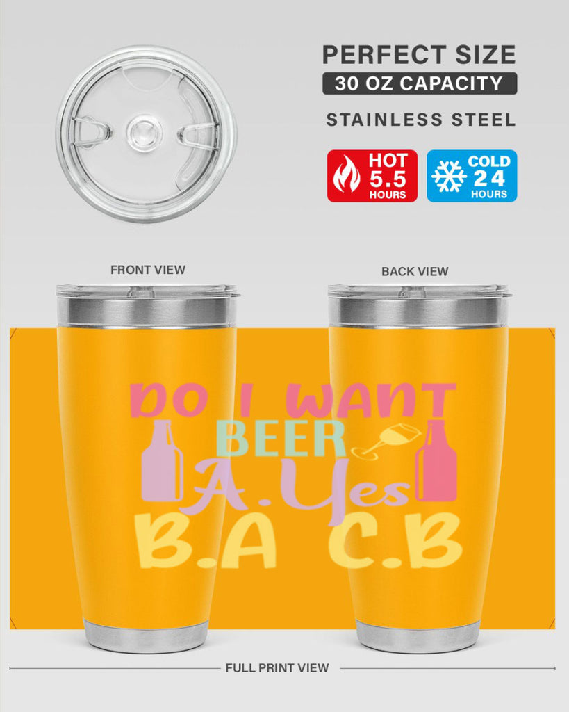 i want beer ayes ba cb 142#- beer- Tumbler