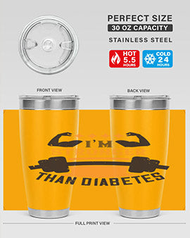 i’m stronger than diabetes Style 23#- diabetes- Tumbler