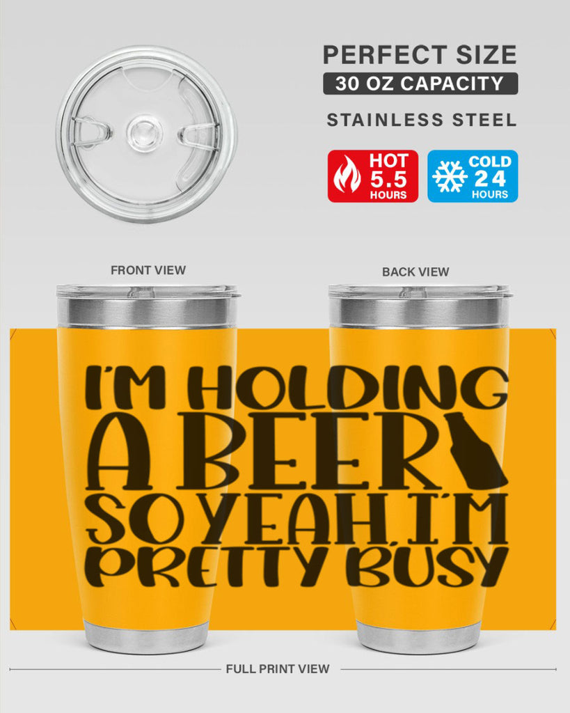 im holding a beer so yeah 32#- beer- Tumbler