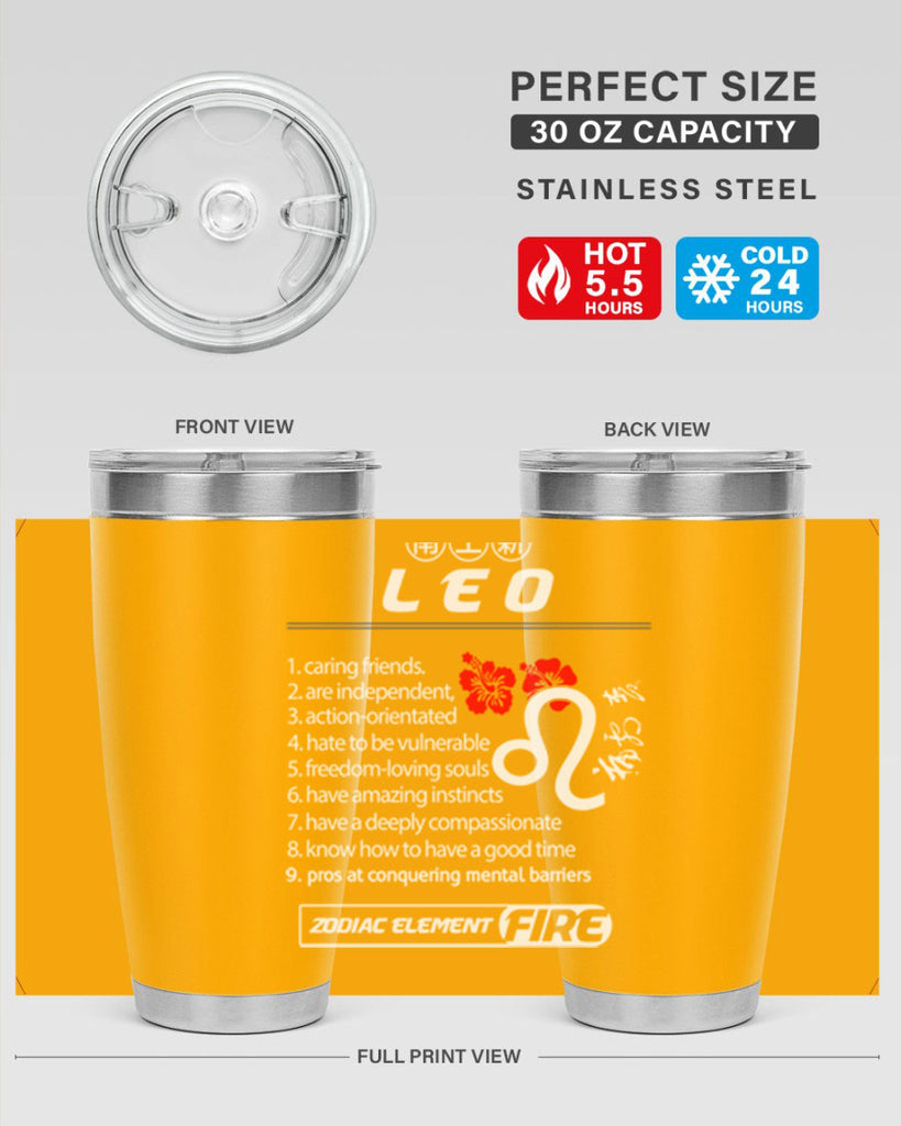 leo 307#- zodiac- Tumbler
