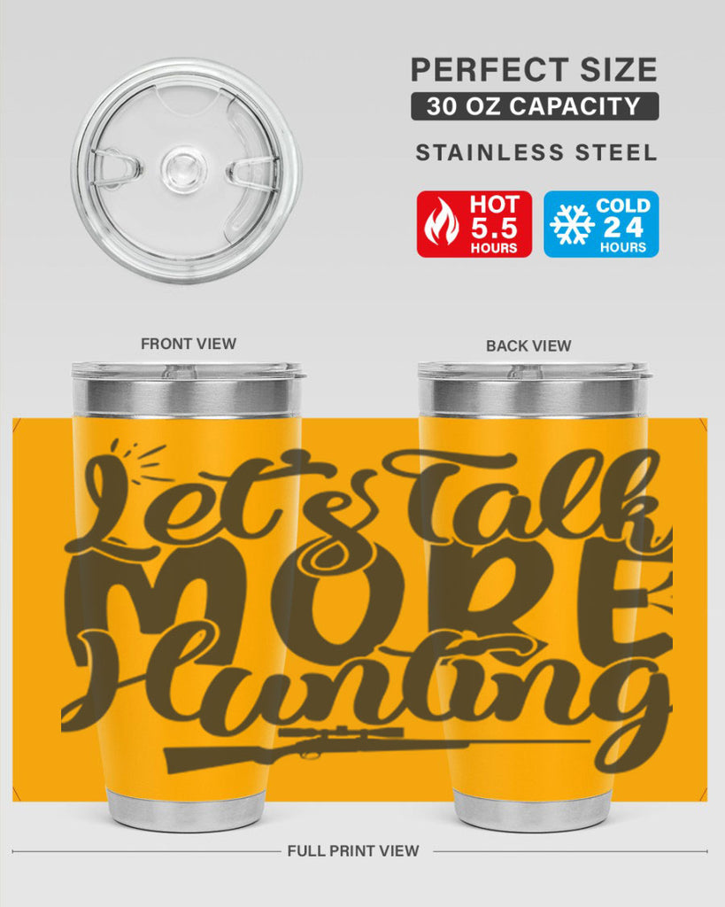 lets talk more hunting 6#- hunting- Tumbler